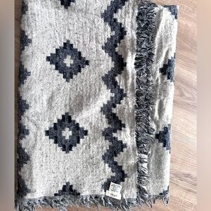 Wilfred wool scarf, reversible